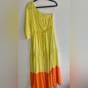 Yellow and Orange Dress